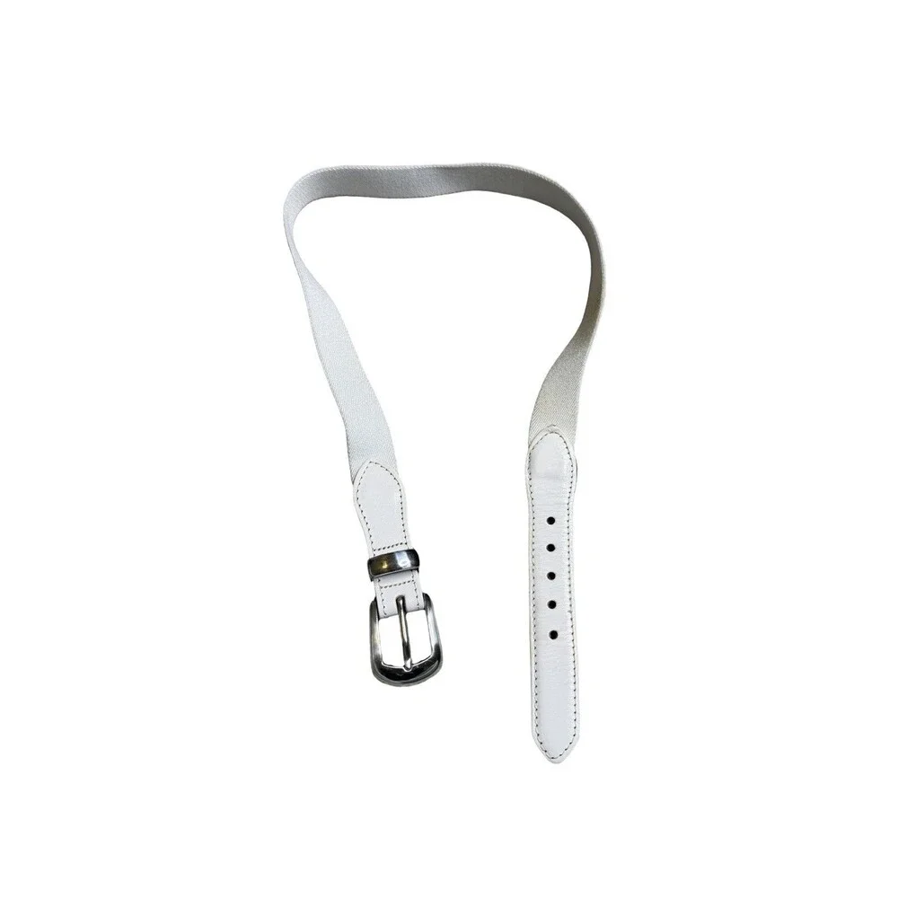 Canterbury Golf Women's Belt Size XSmall White 114027-7 Sliver Buckle